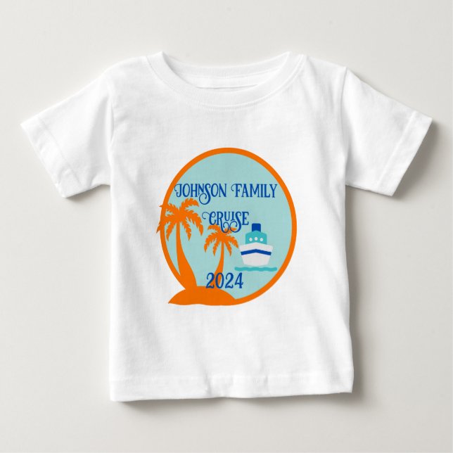 Anpassningsbar Family Cruise T Shirt (Framsida)