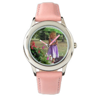 Anpassningsbar Family eller Child Personlig Bild Armbandsur