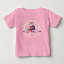 Anpassningsbar Family Friends Group Ski Resa Snowb T Shirt