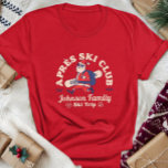 Anpassningsbar Family Friends Group Ski Resa Snowb T Shirt<br><div class="desc">Skapa varaktiga minnen med vår anpassningsbar Ski Resa-skjorta för familjer, vänner eller grupper. Den här Anpassningsbar Family Ski Resa-skjortan är perfekt för att fira din snö äventyr. Anpassa till din familj namn eller resa för att göra den unik för dig. Idealisk för skidentusiaster och vintersemestersouvenirer är det underbart för matchande...</div>