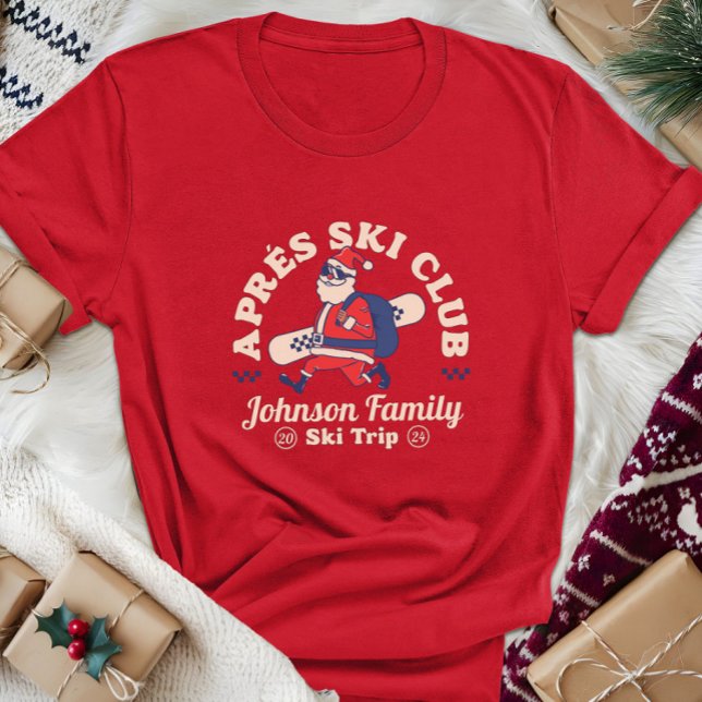 Anpassningsbar Family Friends Group Ski Resa Snowb T Shirt (Skapare uppladdad)