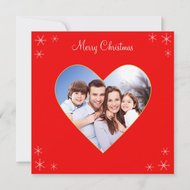 Anpassningsbar Family Heart-jul (Framsida)