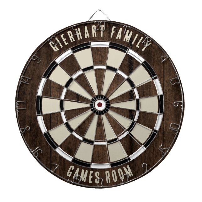Anpassningsbar Family Namn Darttavla (Framsidan)