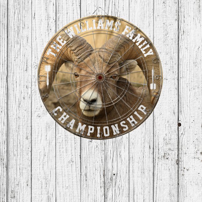Anpassningsbar Family Namn Personlig Big Sheep Pho Darttavla (Skapare uppladdad)