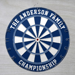 Anpassningsbar Family Namn Personlig Blue Dartboar Darttavla