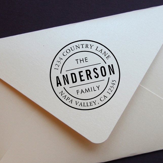 Anpassningsbar Family Namn | Skapa dina egna retur Stämpel (Skapare uppladdad)