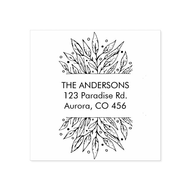 Anpassningsbar Family Namn Stämpel (Tryck)