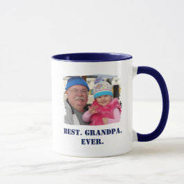 Anpassningsbar Family Photo Abuelo Nonno Best Gran Mugg