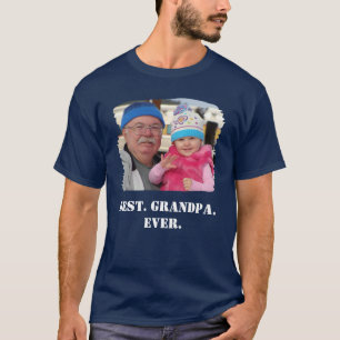 Anpassningsbar Family Photo Abuelo Nonno Best Gran T Shirt
