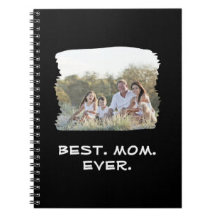 Anpassningsbar Family Photo Best Mamma All Mors da Anteckningsbok