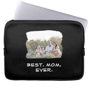 Anpassningsbar Family Photo Best Mamma All Mors da Laptop Fodral