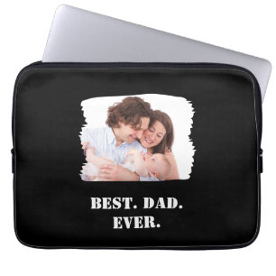 Anpassningsbar Family Photo Best Pappa All Fars da Laptop Fodral