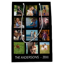 Anpassningsbar Family 🖼️ Photo Collage Monogram