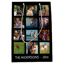 Anpassningsbar Family 🖼️ Photo Collage Monogram