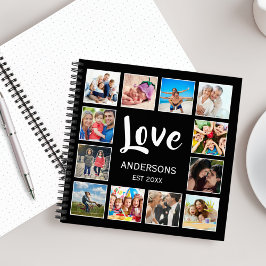 Anpassningsbar Family Photo Collage Personlig Blac