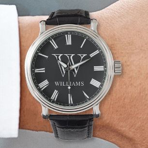 Anpassningsbar Family Photo Collage Personlig Blac Armbandsur