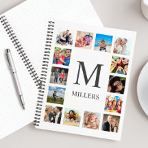 Anpassningsbar Family Photo Collage Personlig Whit
