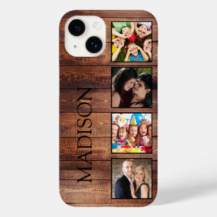 Anpassningsbar Family Photo Collage Reclaim Wood