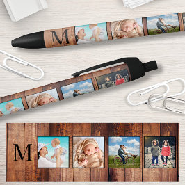 Anpassningsbar Family Photo Collage Reclaim Wood