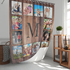 Anpassningsbar Family Photo Collage Reclaim Wood