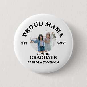 Anpassningsbar Family Proud-mamman i Student Knapp
