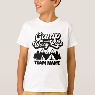 Anpassningsbar Family Reunion Camping Group T Shirt