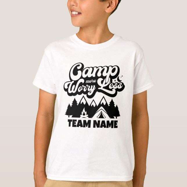 Anpassningsbar Family Reunion Camping Group T Shirt (Framsida)