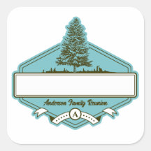 Anpassningsbar Family Reunion Namn bricka