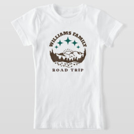 anpassningsbar Family Reunion Road, Resa, brunt T Shirt