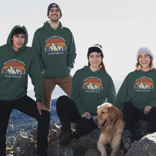 Anpassningsbar Family Reunion Road Resa Mountain S Hoodie