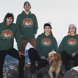 Anpassningsbar Family Reunion Road Resa Mountain S Hoodie