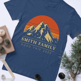 Anpassningsbar Family Reunion Road Resa Mountain S T Shirt