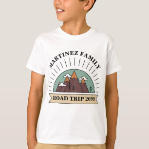 Anpassningsbar Family Reunion Road Resa Moutain T Shirt