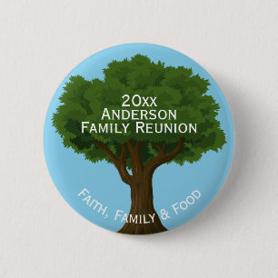 Anpassningsbar Family Reunion Souvenir Knapp