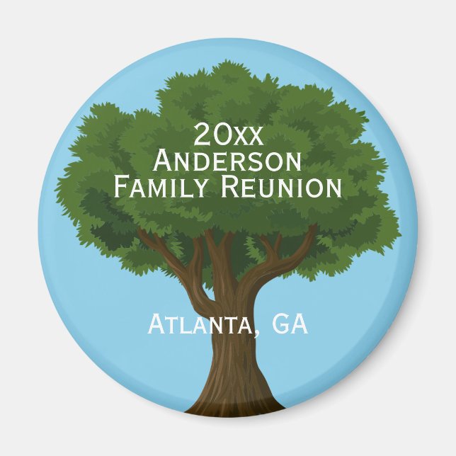 Anpassningsbar Family Reunion Souvenir Magnet (Framsidan)