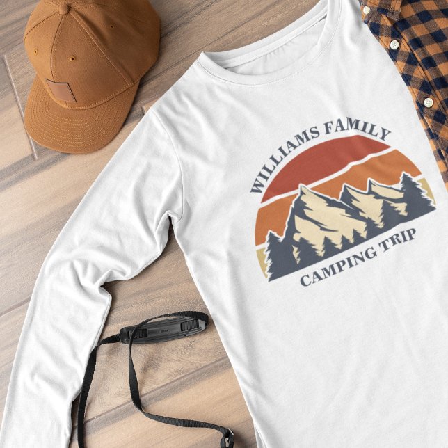 Anpassningsbar Family Road Resa Camping Sunset Lån T Shirt (Skapare uppladdad)