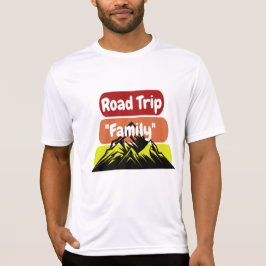 Anpassningsbar Family Road Resa Mountain Sunset T- T Shirt