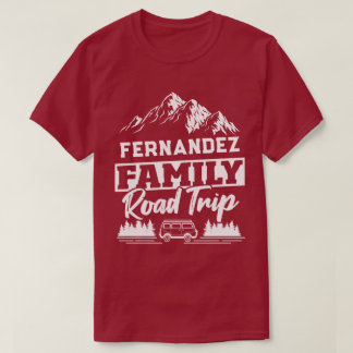 Anpassningsbar Family Road Resa T Shirt