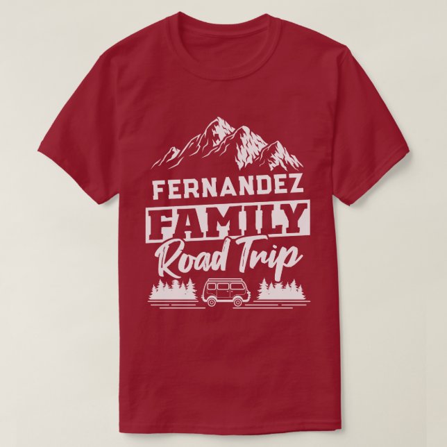 Anpassningsbar Family Road Resa T Shirt (Design framsida)