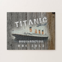 Anpassningsbar Family Rustic Driftwood Titanic Pussel