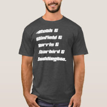 Anpassningsbar Family Tee - lätt text om mörk-gara