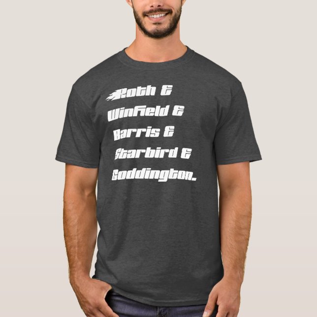 Anpassningsbar Family Tee - lätt text om mörk-gara (Framsida)