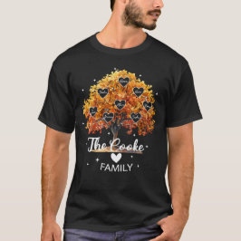 Anpassningsbar Family Träd Nattljus T Shirt