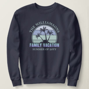 Anpassningsbar Family Vacation Beach Tropical Isla T Shirt