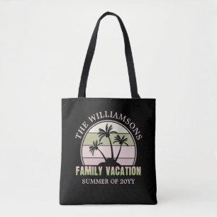Anpassningsbar Family Vacation Beach Tropical Isla Tygkasse
