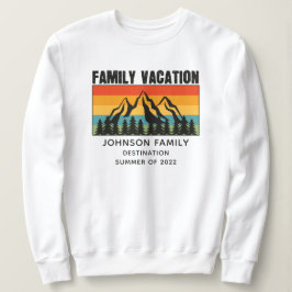 Anpassningsbar Family Vacation Mountains Hiking Ca T Shirt