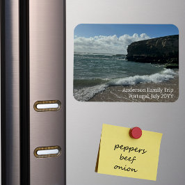Anpassningsbar Family Vacation Photo Refrigerator  Magnet
