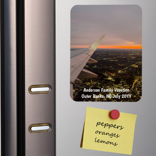 Anpassningsbar Family Vacation Photo Refrigerator Magnet