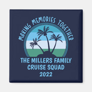Anpassningsbar Family Vacation Sommarreunion Beach Magnet