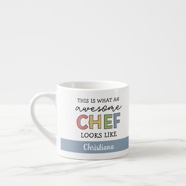 Anpassningsbar Fantastisk Chef Gifts | Bästa Chef  Espressomugg (Vänster)